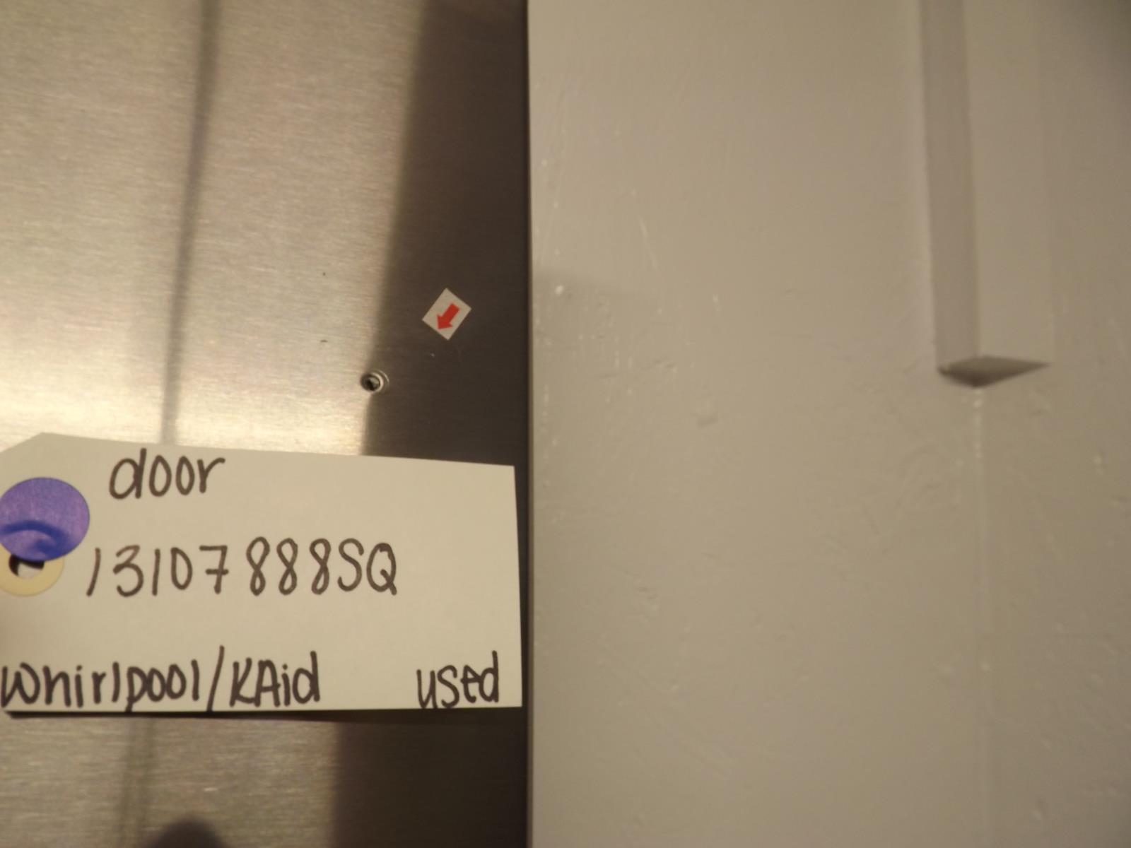 Whirlpool/KitchenAid Refrigerator 13107888SQ Door Used Whirlpool/KitchenAid Refrigerator 13107888SQ Door Used